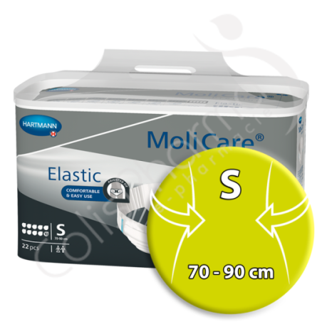 Molicare Elastic 10 Gouttes Small - 22 changes complets