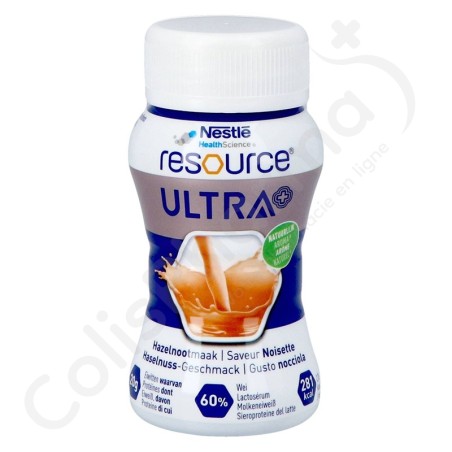 Resource Ultra+ Hazelnut - 4x125 ml