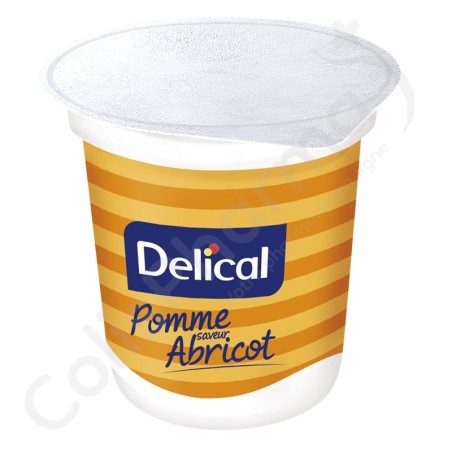 Delical Dessert Nutra'Pote Appel-Abrikoos - 4x125 g