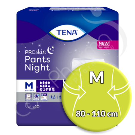 Tena Pants Night Super Medium - 10 pants