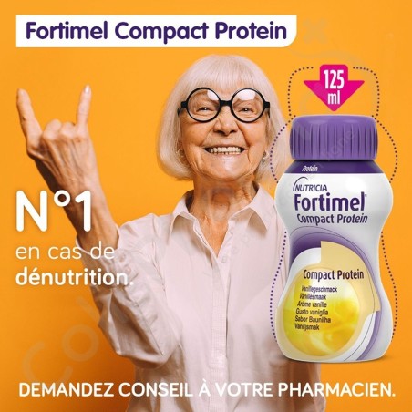 Fortimel Compact Protein Mokka - 4x125 ml