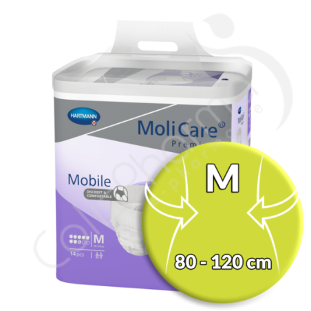 Molicare Mobile 8 Druppels Medium - 14 incontinentiebroekjes