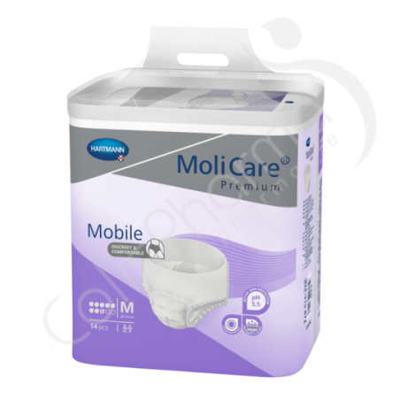 Molicare Mobile 8 Gouttes Medium - 14 slips absorbants