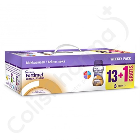 Fortimel Compact Protein Weekly Pack Mokka - 14x125 ml