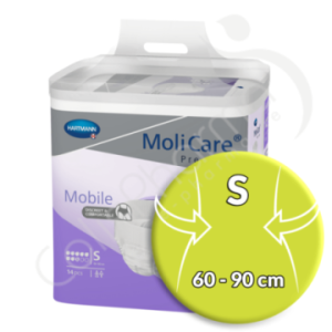 Molicare Mobile 8 Gouttes Small - 14 slips absorbants
