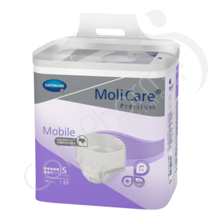 Molicare Mobile 8 Druppels Small - 14 incontinentiebroekjes