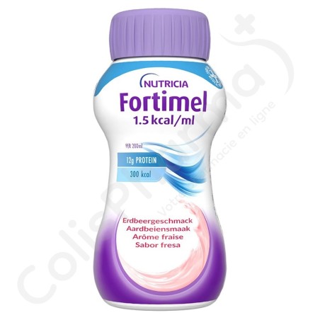 Fortimel Energy Aardbei - 4x200 ml