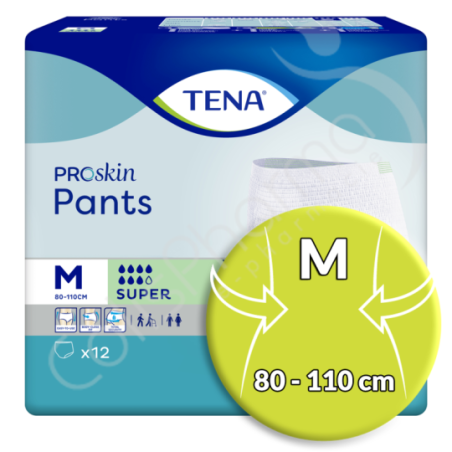 Tena Pants Super Medium - 12 pants