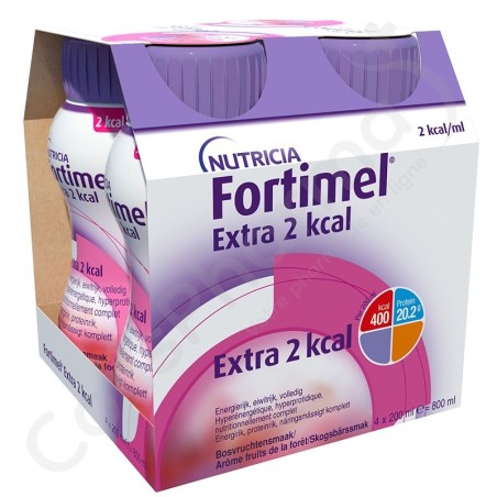Fortimel Extra 2 kcal Fruits Foret - 4x200 ml Fortimel Extra 2 kcal Fruits Foret - 4x200 ml