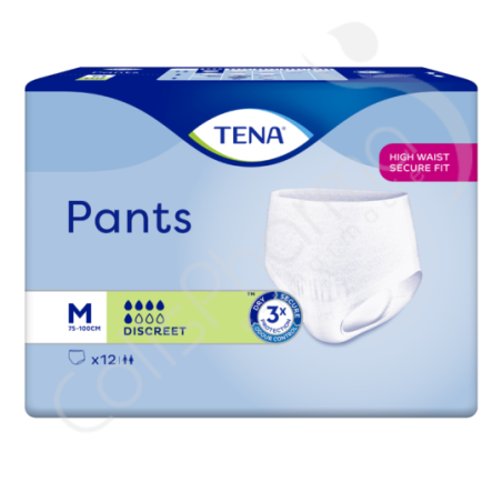 Tena Pants Discreet Medium - 12 pants