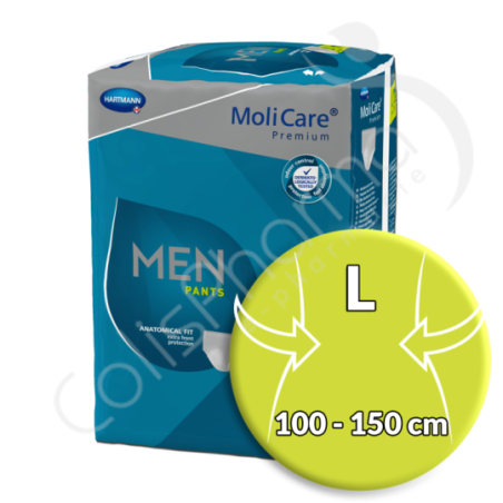 Molicare Men Pants 5 Druppels Large - 7 pants