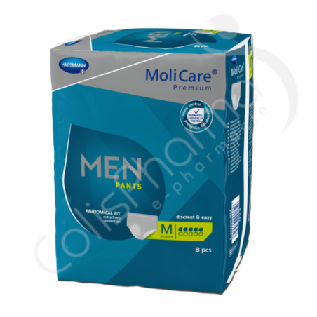 Molicare Men Pants 5 Druppels Medium - 8 pants