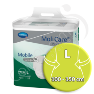 Molicare Mobile 5 Gouttes Large - 14 slips absorbants