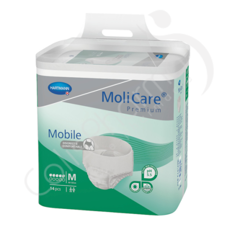 Molicare Mobile 5 Druppels Medium - 14 incontinentiebroekjes