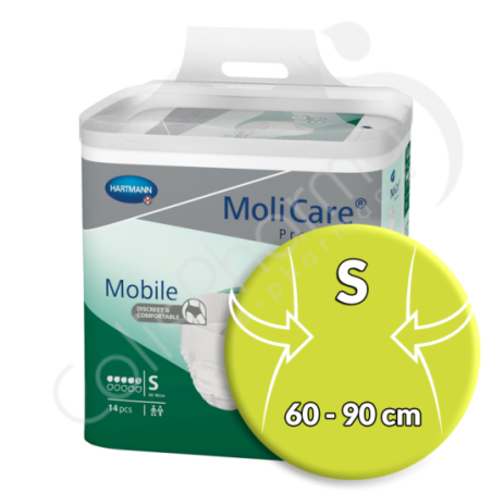 Molicare Mobile 5 Druppels Small - 14 incontinentiebroekjes