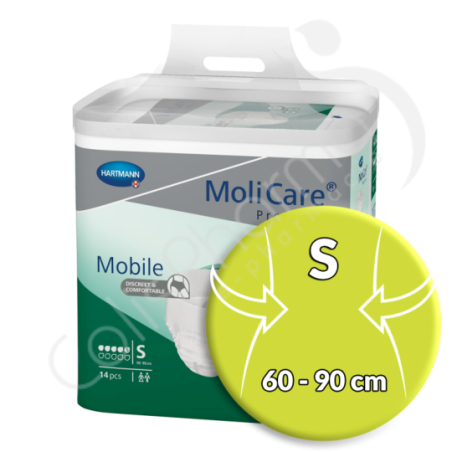 Molicare Mobile 5 Gouttes Small - 14 slips absorbants