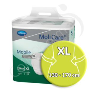 Molicare Mobile 5 Gouttes Extra Large - 14 slips absorbants