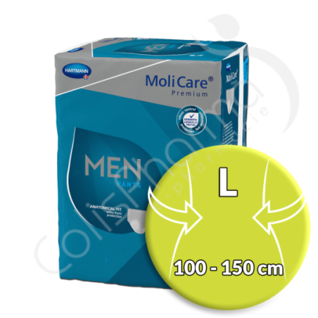 Molicare Men Pants 7 Gouttes Large - 7 pants