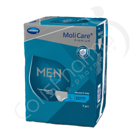 Molicare Men Pants 7 Gouttes Large - 7 pants