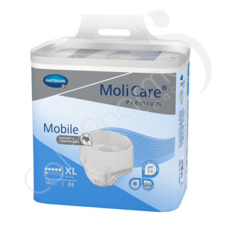 Molicare Mobile 6 Druppels Extra Large - 14 incontinentiebroekjes