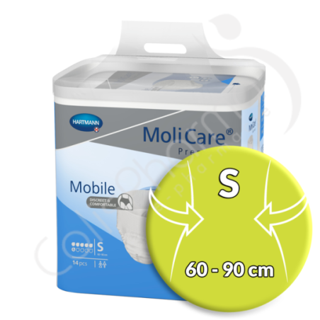 Molicare Mobile 6 Druppels Small - 14 incontinentiebroekjes