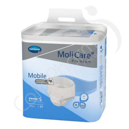 Molicare Mobile 6 Druppels Small - 14 incontinentiebroekjes