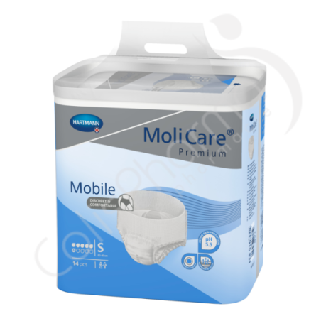 Molicare Mobile 6 Gouttes Small - 14 slips absorbants