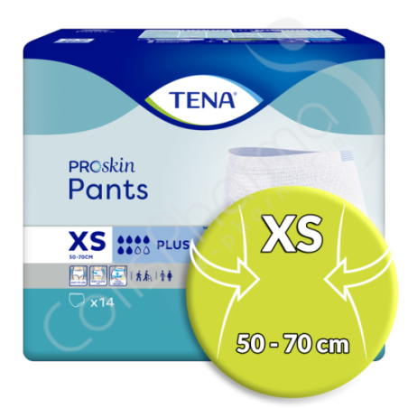 Tena Pants Plus Extra Small - 14 pants