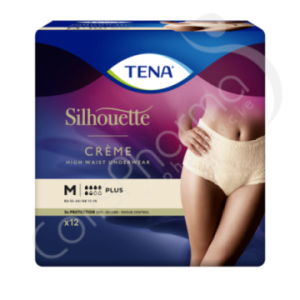 Tena Silhouette Plus Crème Medium - 12 sous-vêtements protecteurs