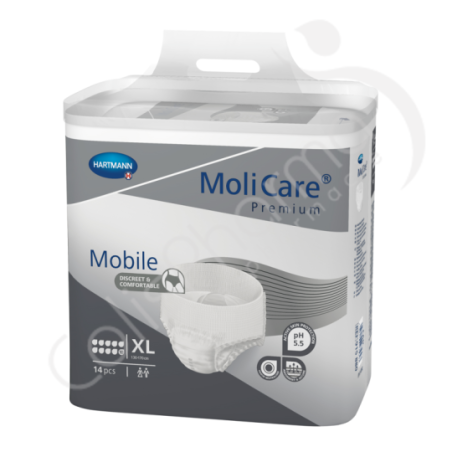 Molicare Mobile 10 Druppels Extra Large - 14 incontinentiebroekjes