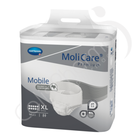 Molicare Mobile 10 Gouttes Extra Large - 14 slips absorbants