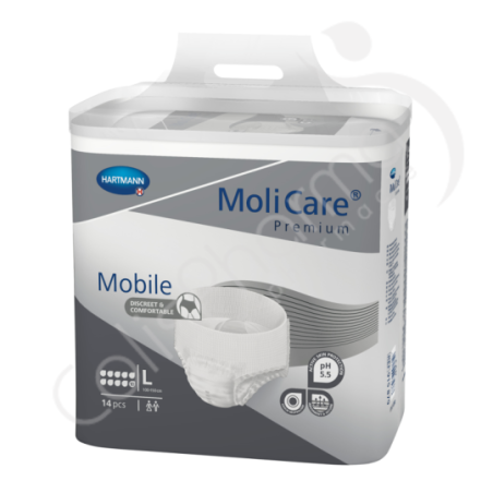 Molicare Mobile 10 Druppels Large - 14 incontinentiebroekjes