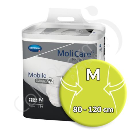 Molicare Mobile 10 Druppels Medium - 14 incontinentiebroekjes