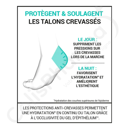 Epitact Talonnières Anti-Crevasses - 1 paire