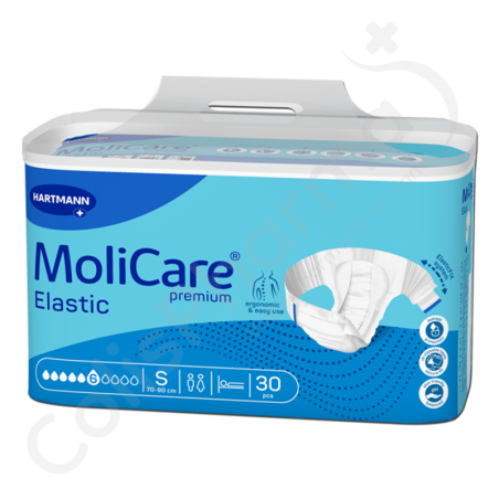 Molicare Elastic 6 Druppels Small - 30 kleefluiers