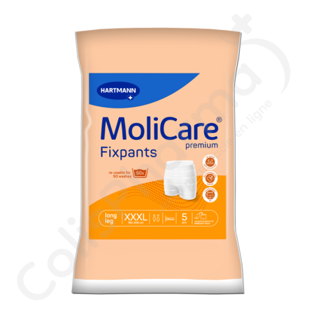 Molicare Fixpants XXXL - 5 fixatiebroekjes