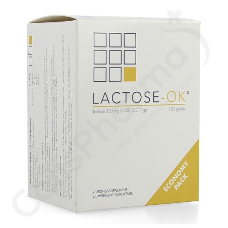 Lactose-OK 3300 FFC - 150 gélules Lactose-OK 3300 FFC - 150 gélules