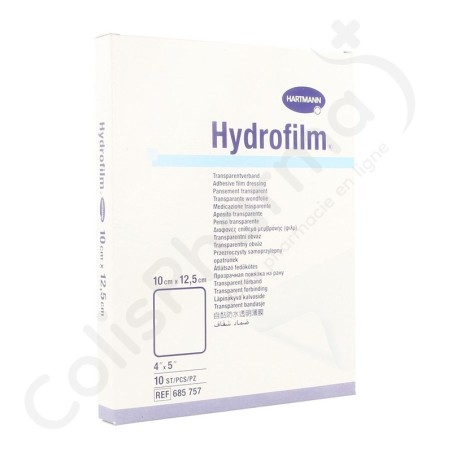 Hydrofilm 10 cm x 12,5 cm - 10 pansements Hydrofilm 10 cm x 12,5 cm - 10 pansements