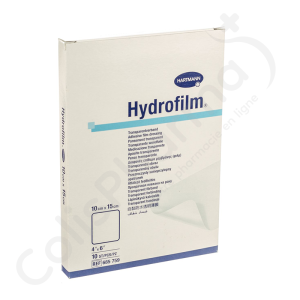 Hydrofilm 10 cm x 15 cm - 10 pleisters