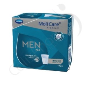 Molicare Men Pad 2 Gouttes - 14 protections anatomiques