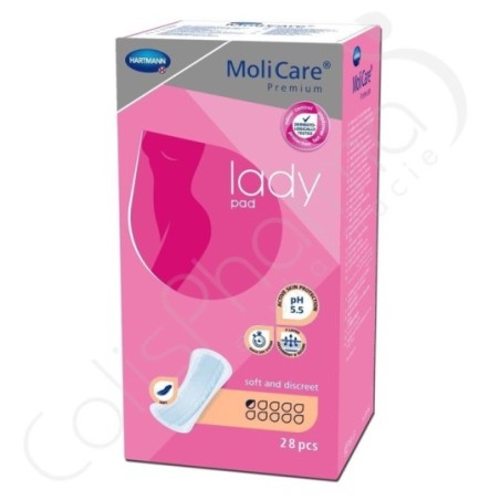 Molicare Lady Pad 0,5 Goutte - 28 protections anatomiques