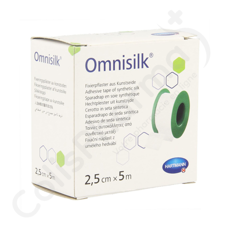 Omnisilk 2,5 cm x 5 m - 1 pièce Omnisilk 2,5 cm x 5 m - 1 pièce