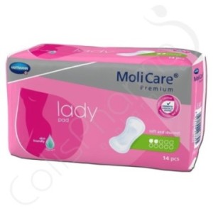 Molicare Lady Pad 2 Gouttes - 14 protections anatomiques