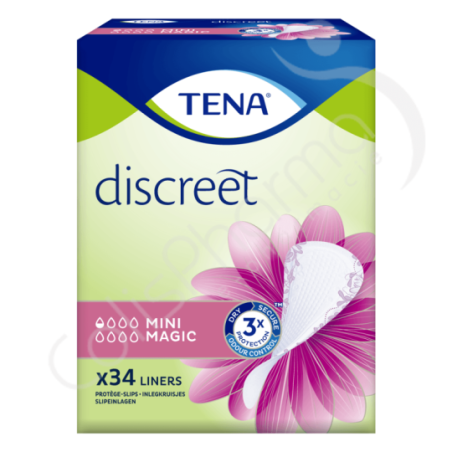 Tena Discreet Mini Magic - 34 incontinentieverbanden