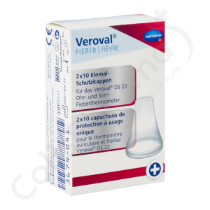 Veroval Koorts Kappen - 2 x 10 doppen voor eenmalig gebruik