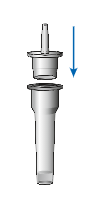 Autotest Covid - Fermer le tube de tampon d'extraction