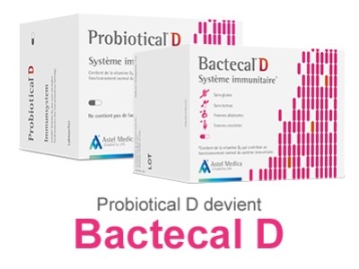 En 2021, Probiotical devient Bactecal - Astel Medica