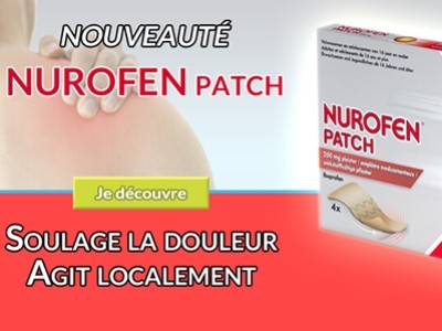 Nurofen Patch : le premier patch anti-douleur à l'ibuprofen