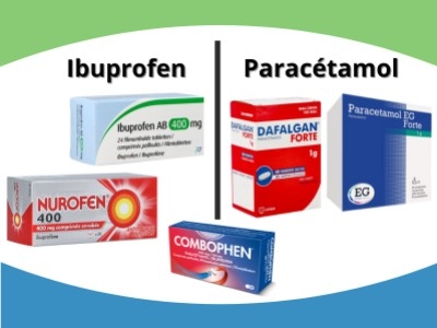 Ibuprofen of paracetamol, wat zijn de verschillen, hoe kiezen ?